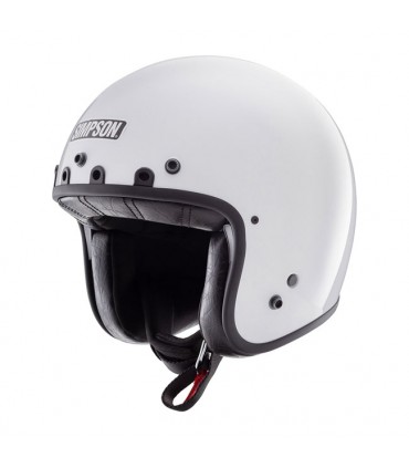 Casque jet moto Simpson Chopper blanc