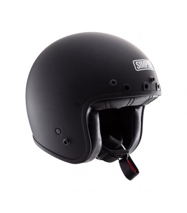 Casco jet moto Simpson Chopper nero opaco