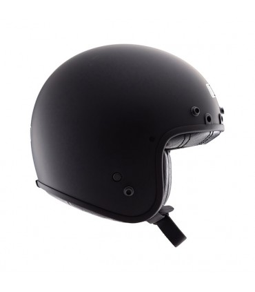 Casco jet moto Simpson Chopper nero opaco