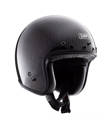 Casco jet Simpson Chopper carbon