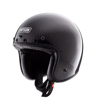 Casco jet Simpson Chopper carbon