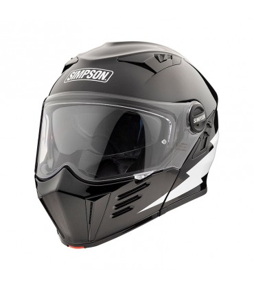 Simpson Darksome Hellfire flip up helmet