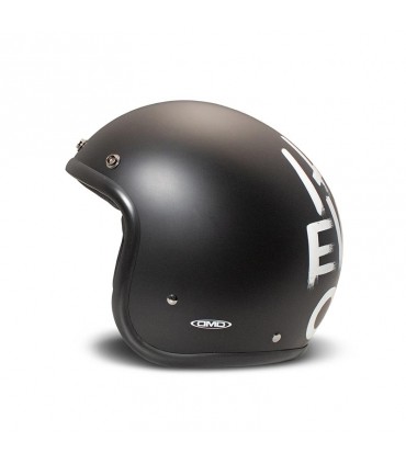 Casco DMD jet Retro I Hate Everyone opaco