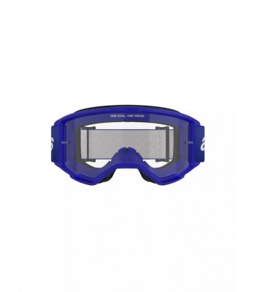 Maschera cross Alpinestars Vision 3 Wordmark blu