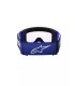 Maschera cross Alpinestars Vision 3 Wordmark blu