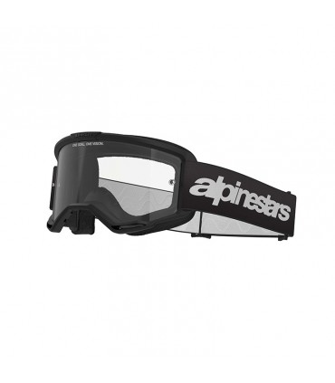 Maschera cross Alpinestars Vision 3 Wordmark nera