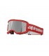 Maschera cross Alpinestars Vision 3 Wordmark rossa specchio