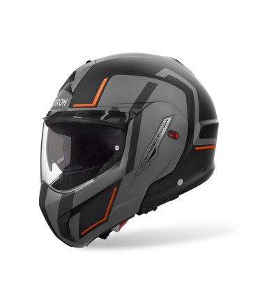 Casco Airoh Mathisse 2 Genius arancio opaco