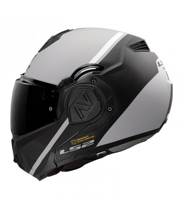 Modular helm LS2 FF606 Advant Swipe grau