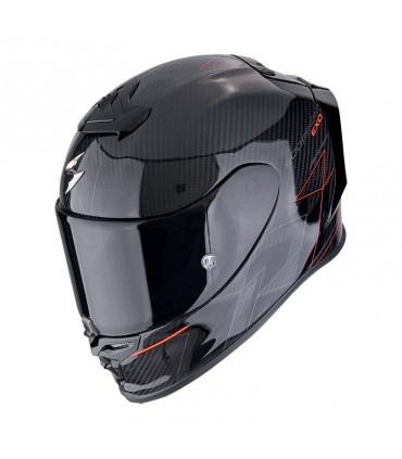 Casco Scorpion Exo R1 Evo Carbon Air Cynergy rosso