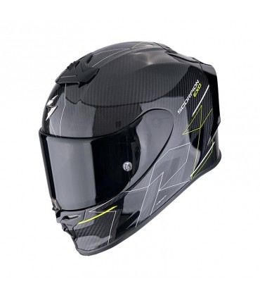 Casque Scorpion Exo R1 Evo Carbon Air Cynergy jaune