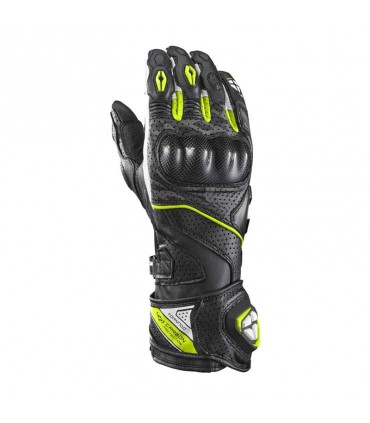 Ixon Tornado Air black yellow racing gloves