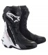 Bottes racing Alpinestars Supertech R vented noir blanc