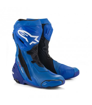 Bottes racing Alpinestars Supertech R vented bleu