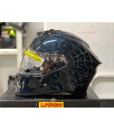 Casco Scorpion Exo R1 Evo Carbon Air Onyx blu