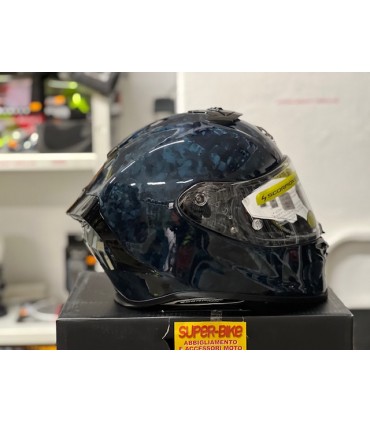 Casco Scorpion Exo R1 Evo Carbon Air Onyx blu