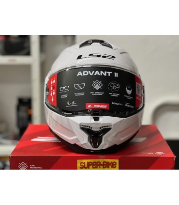 Casco LS2 FF910 Advant 2 Solid bianco