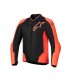 Veste été Alpinestars Viper Air V4 noir rouge fluo