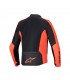 Veste été Alpinestars Viper Air V4 noir rouge fluo