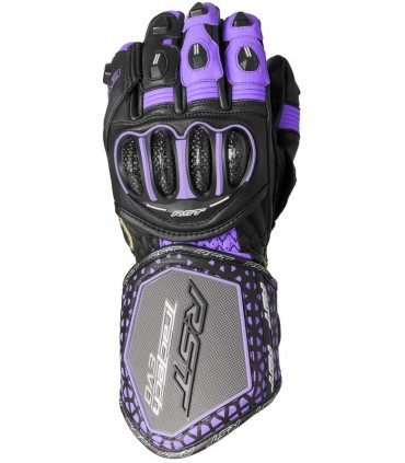 Rennen damen handschuhe RST Tractech Evo 4 schwarz violet