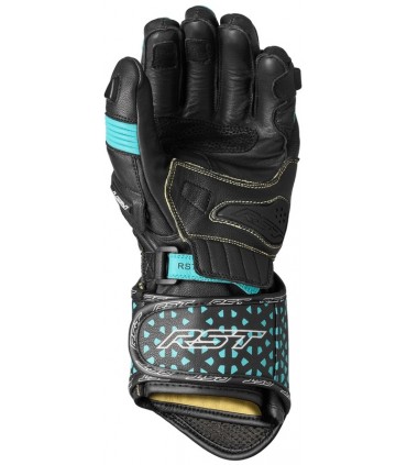 Rennen damen handschuhe RST Tractech Evo 4 schwarz aqua