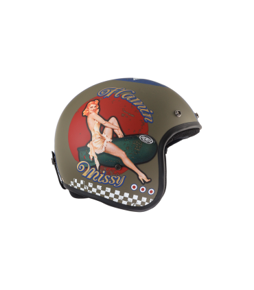 Jet Premier Classic Pin Up Mili Bm helmet