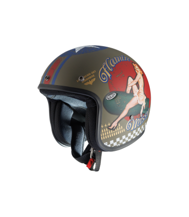 Jet Premier Classic Pin Up Mili Bm helmet