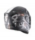 Casco Scorpion Covert FX Skullz grigio oro opaco