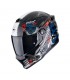 Casco Scorpion Covert FX Skullz grigio rosso