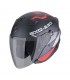 Casco jet Scorpion Exo-230 Band nero rosso