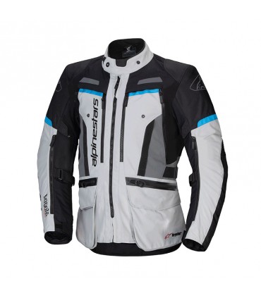 Alpinestars Bogotà Pro Drystar gray cyan jacket