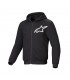 Felpa Alpinestars Chrome V2 Sport nero bianco