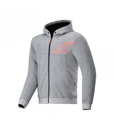 Alpinestars Chrome V2 Sport hoodie gray red