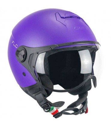 Casco jet CGM 167A viola opaco