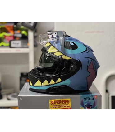 Casco HJC I71 Stitch Disney blu