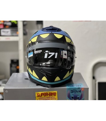 Casco HJC I71 Stitch Disney blu