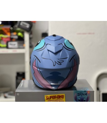 Casco HJC I71 Stitch Disney blu