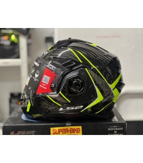 Casco LS2 FF901 Advant X Future 2 carbon giallo