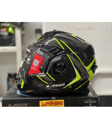 Casco LS2 FF901 Advant X Future 2 carbon giallo