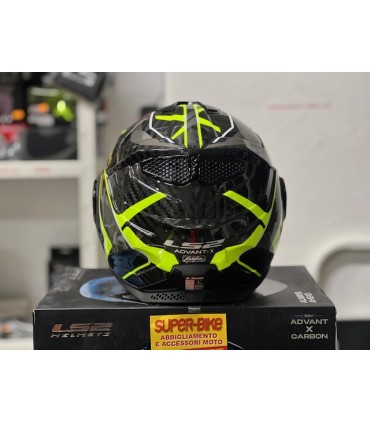 Casco LS2 FF901 Advant X Future 2 carbon giallo