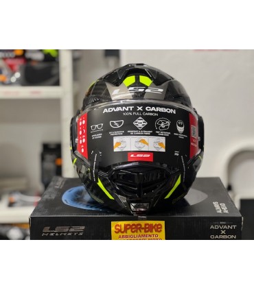 Casco LS2 FF901 Advant X Future 2 carbon giallo