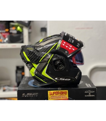 Casque LS2 FF901 Advant X Future 2 carbon jaune