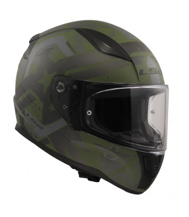 Casque LS2 FF353 Rapid 2 Thunderbirds vert matt