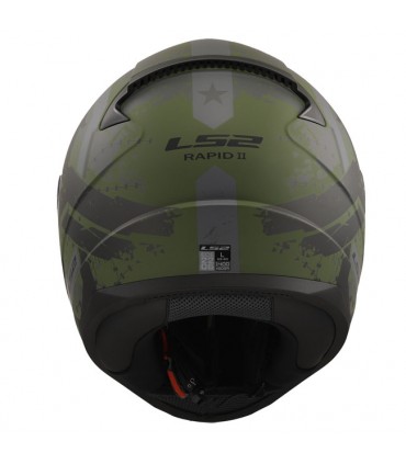 Casque LS2 FF353 Rapid 2 Thunderbirds vert matt