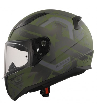 Casque LS2 FF353 Rapid 2 Thunderbirds vert matt