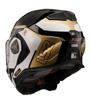 Casque LS2 FF901 Advant X Metryk noir or