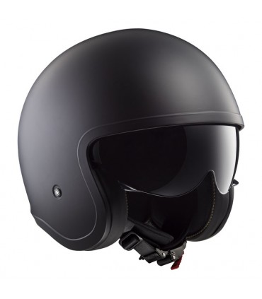 Casque jet LS2 Spitfire 2 noir matt