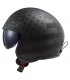 Casco jet LS2 Spitfire 2 Black Flag opaco