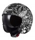 Casco jet LS2 Spitfire 2 Tribal opaco