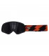 ROEG PERUNA ORANGE BOLTS GOGGLE SCHWARZ UND ORANGE/SCHWARZES BAND